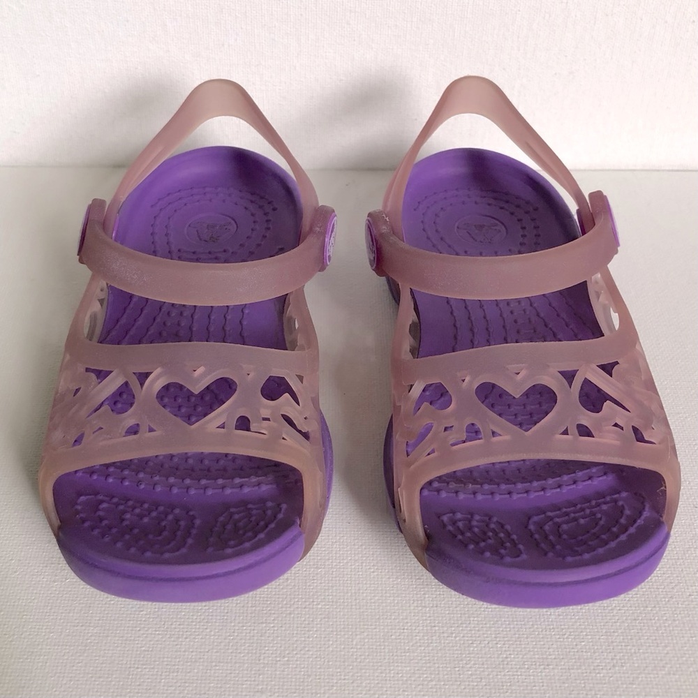Crocs Toddler Adrina Hearts Sandals